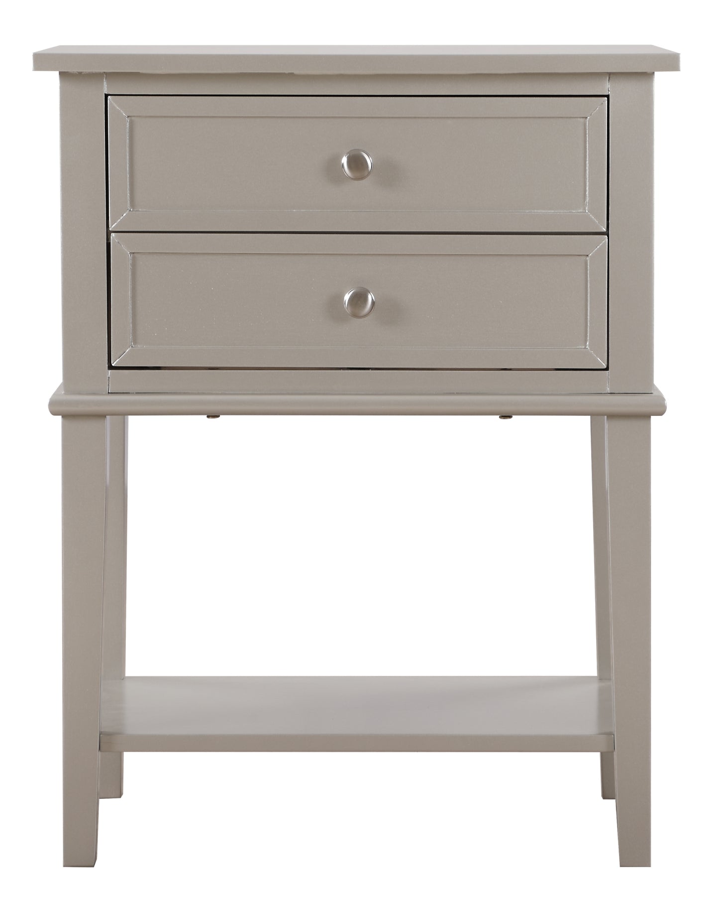 Newton G061-N Nightstand , Silver Champagne