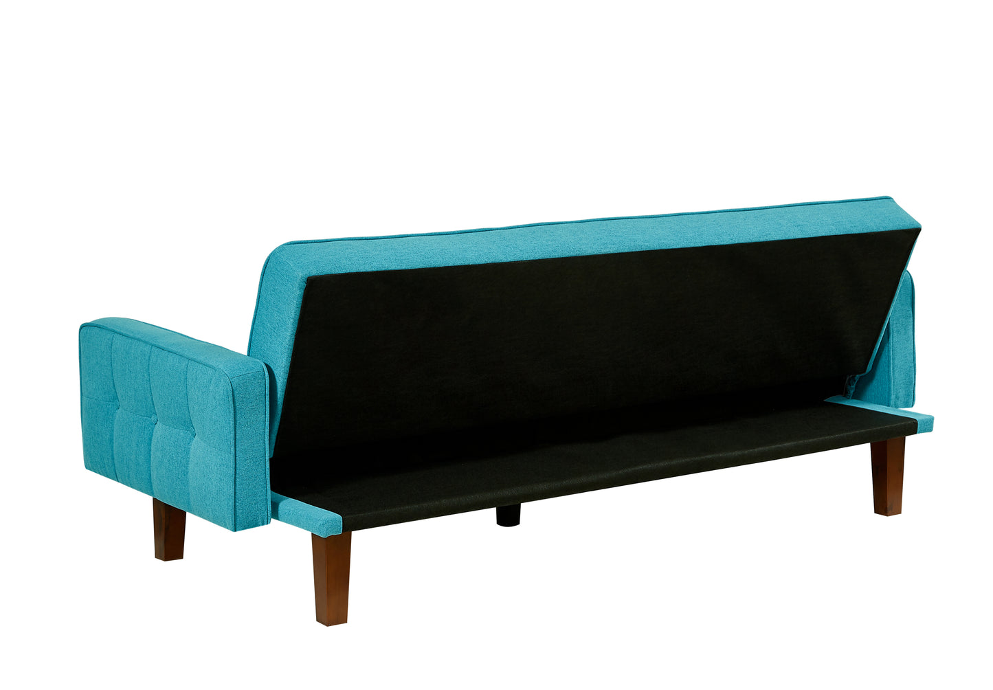 Light Blue Sofa Bed with Versatile Functionality