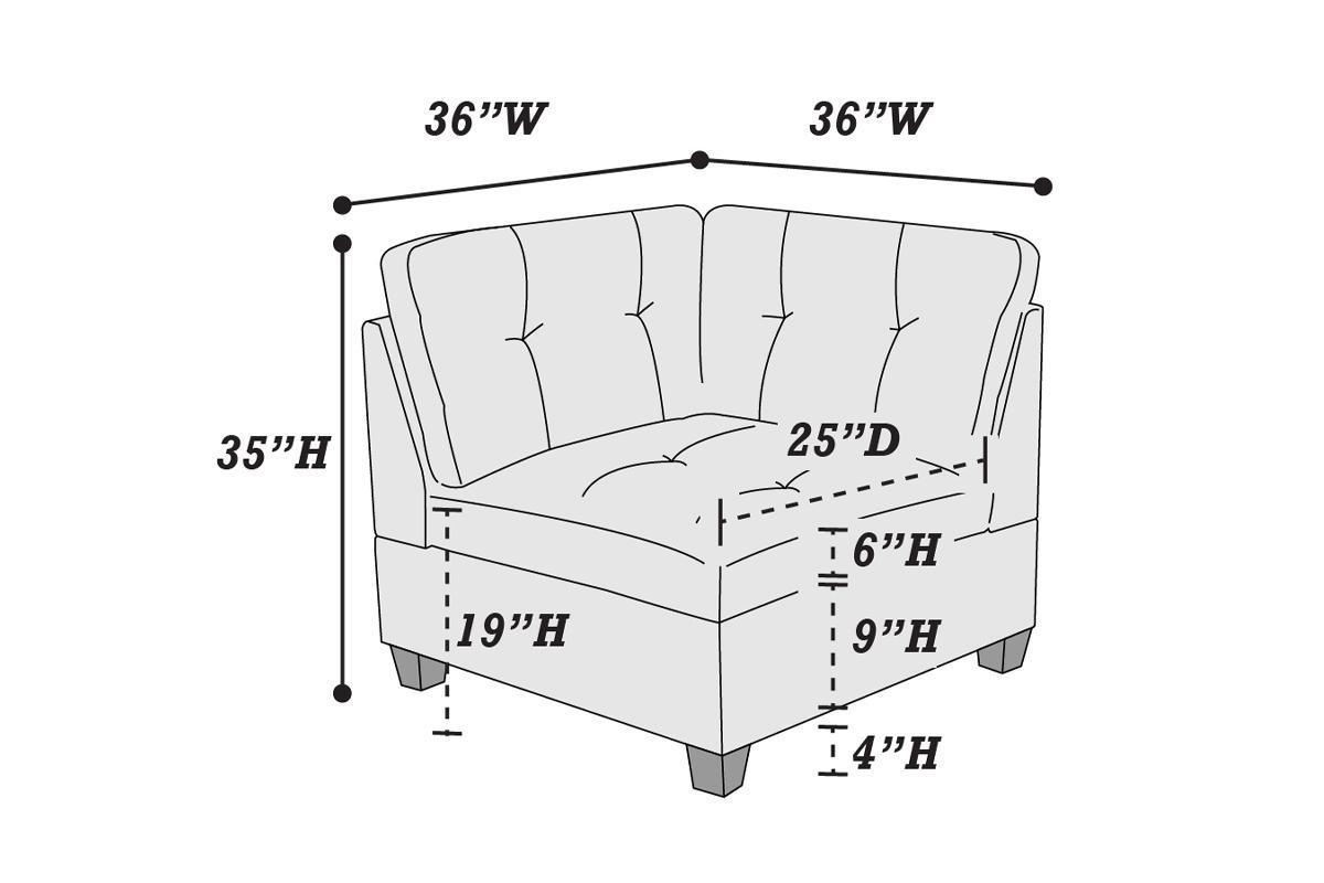 Luxurious Genuine Leather Black Modular Sectional Sofa Set with Ottoman