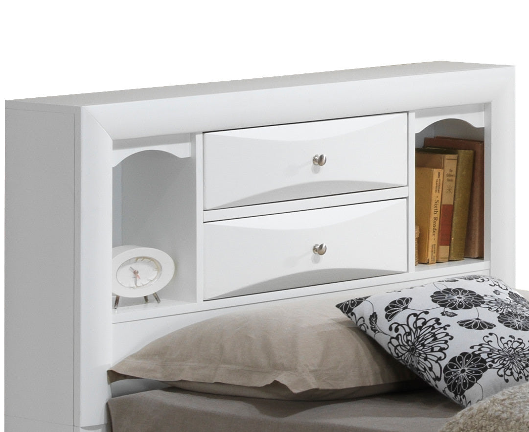 Marilla G1570G-TSB3 Twin Storage Bed , White