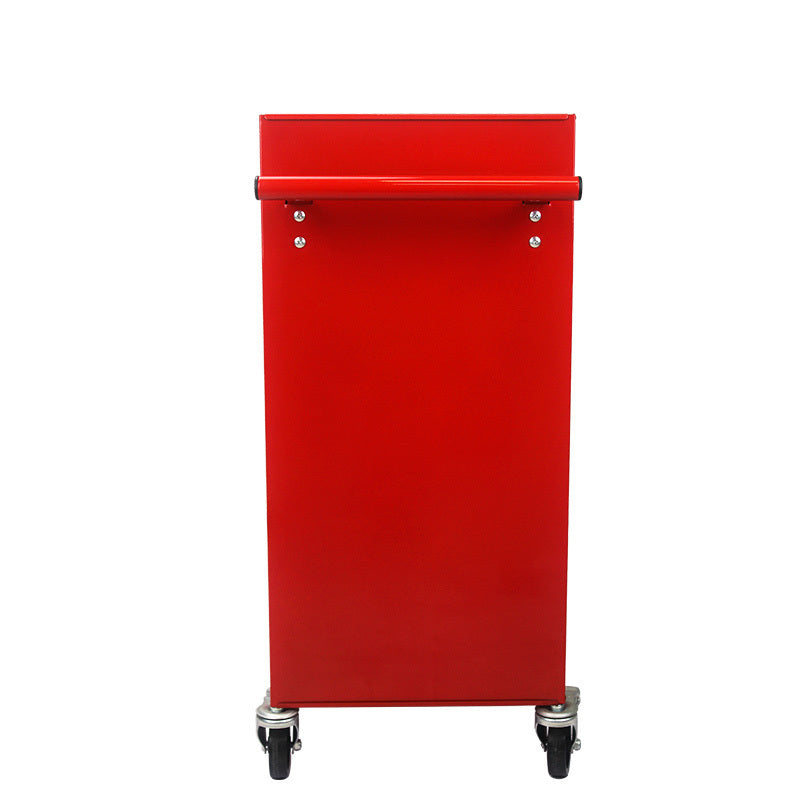 4 DRAWERS MULTIFUNCTIONAL RED TOOL CART WITH WHEELS