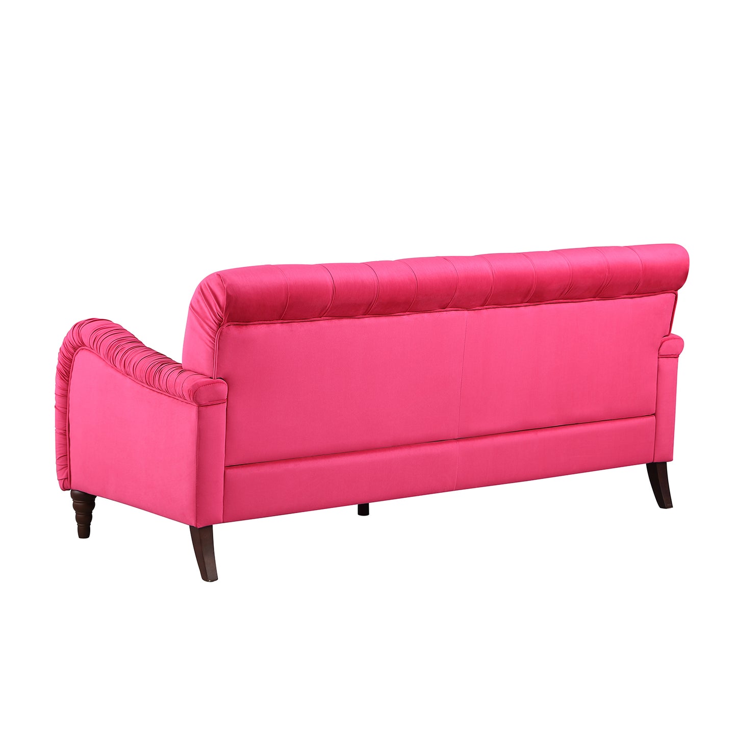 rose red  Chesterfield;3 seater ,modern sofa