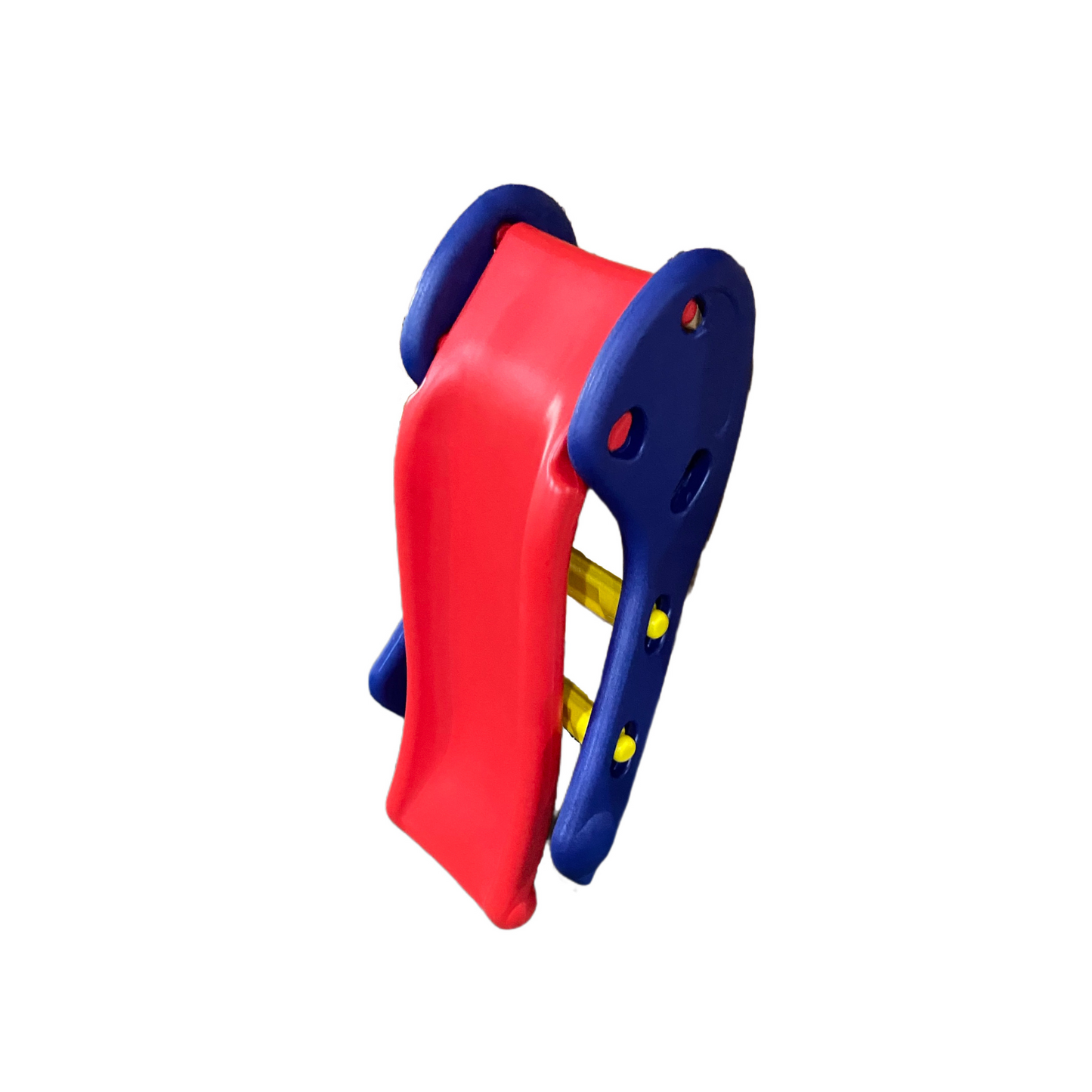 CE Approved Foldable Kids Plastic Slide - Blue Red Yellow