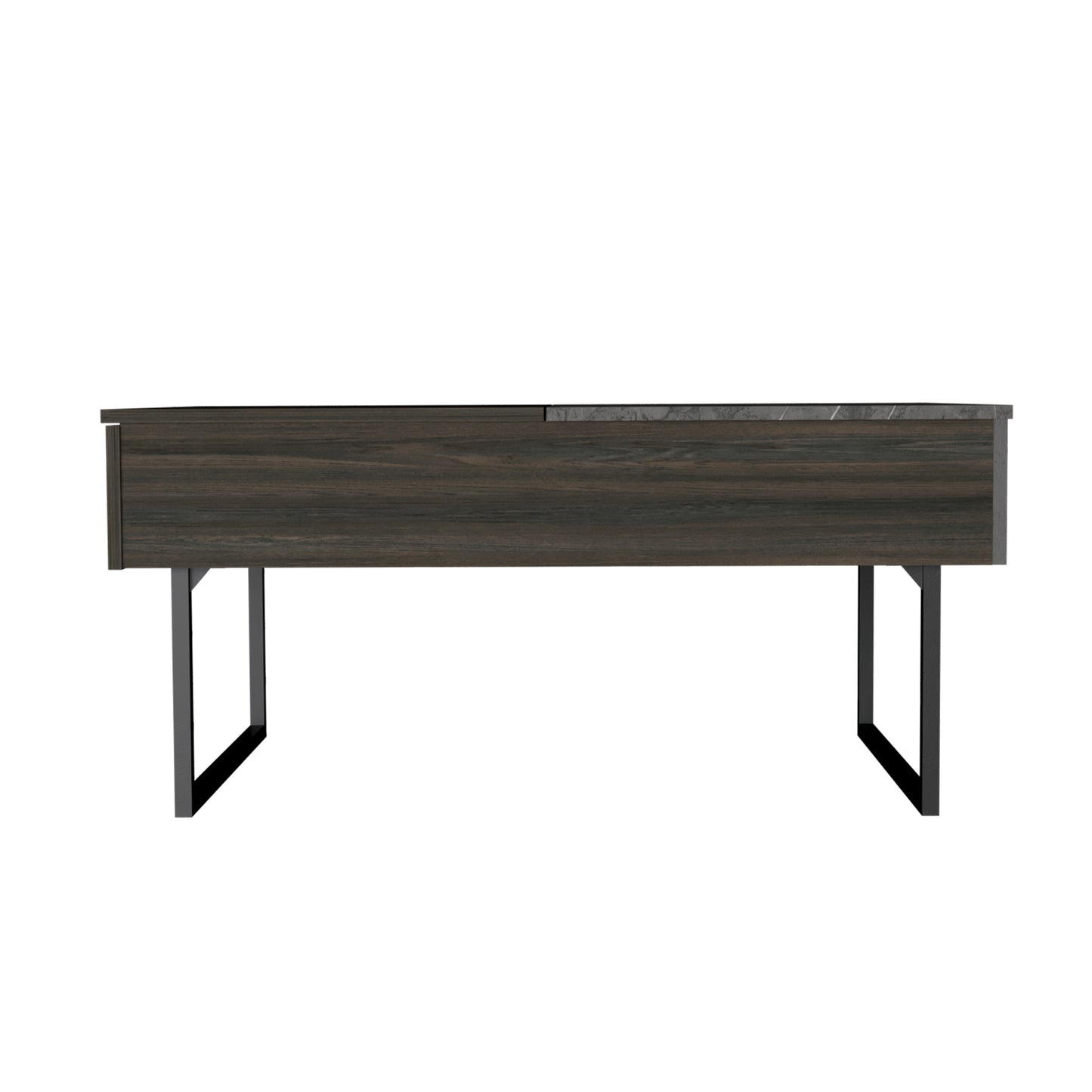 Dazza Lift Top Coffee Table with Hidden Storage in Carbon Espresso / Onyx Finish