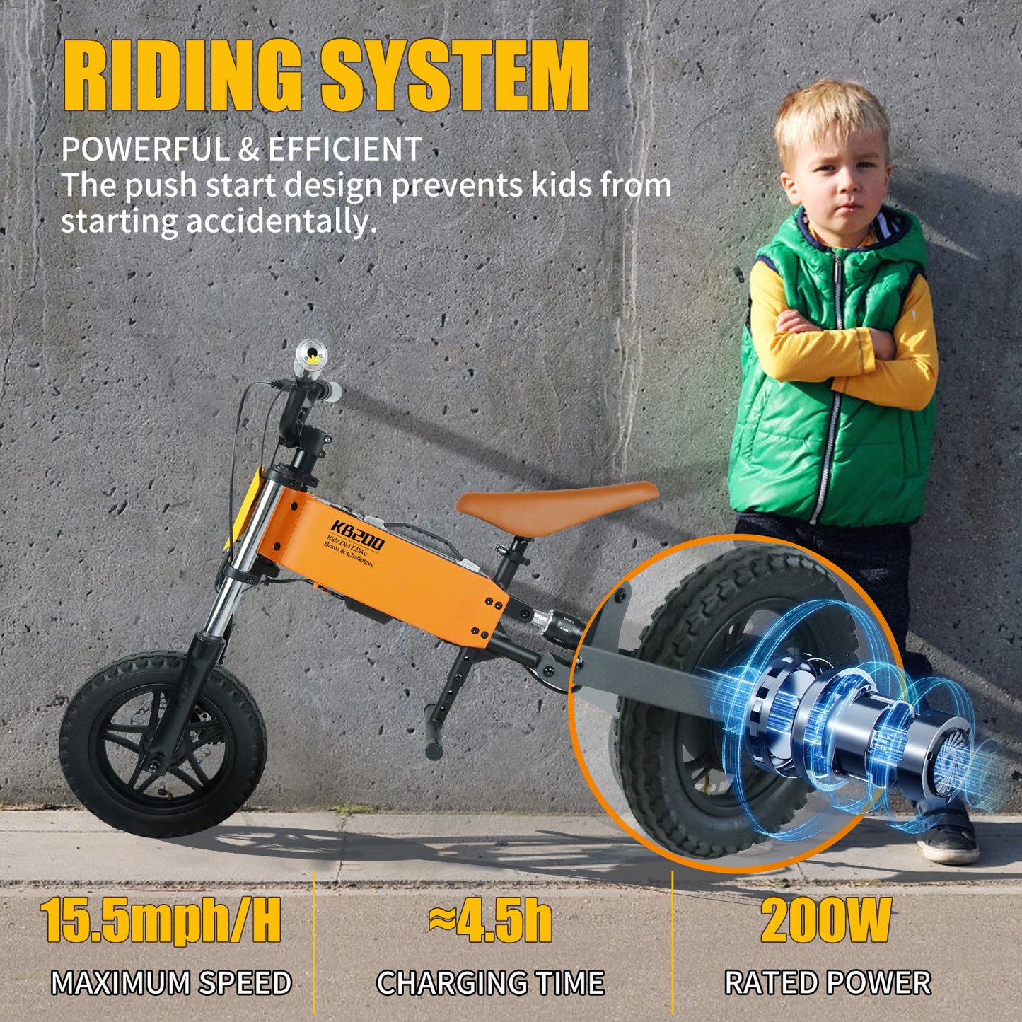 Children's Off-Road Electric Adventure Bike