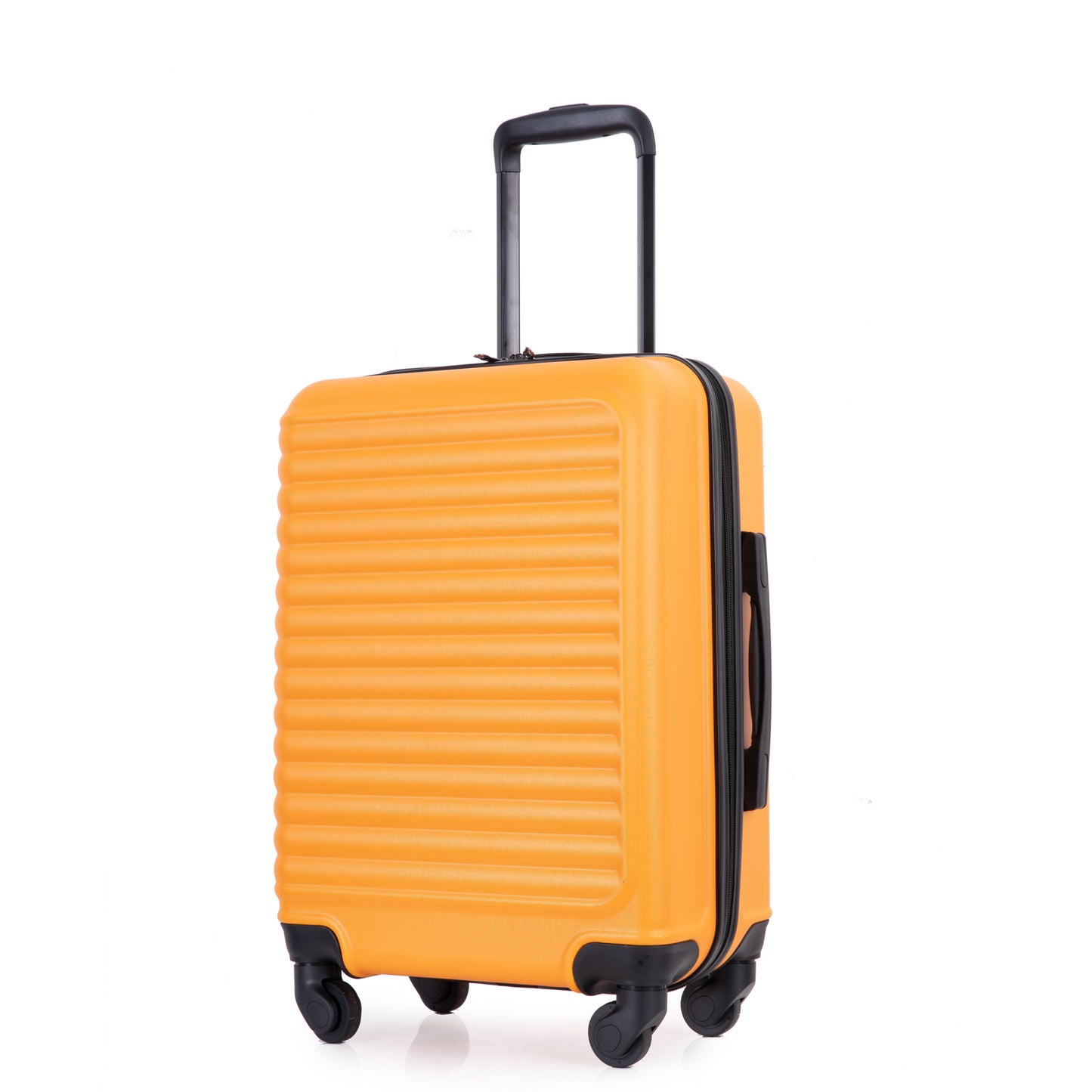 20" Carry on Luggage Lightweight Suitcase, Spinner Wheels, Orange