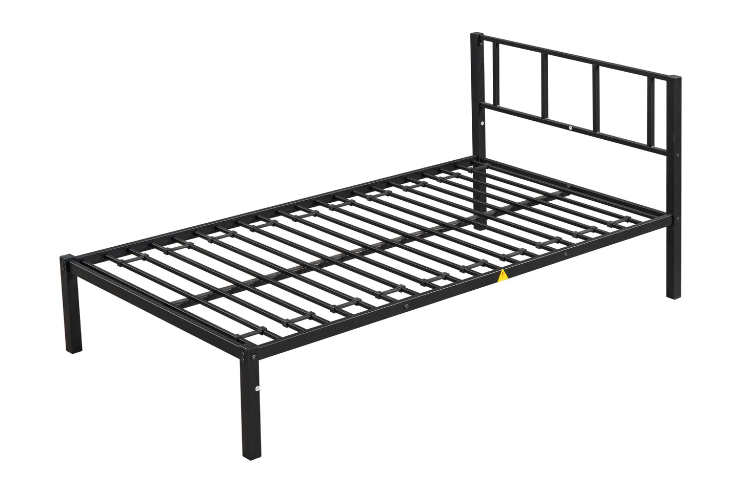 Convertible Metal Triple Bunk Bed - Space-Saving Solution with Noise Reduction