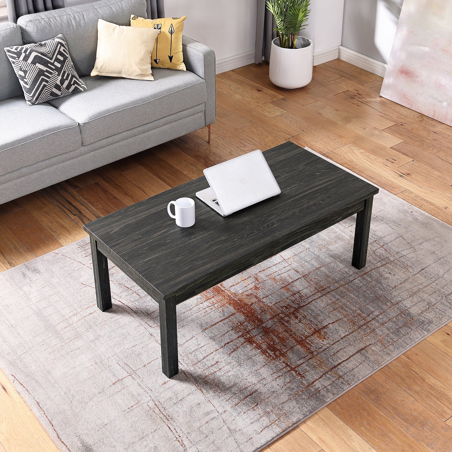 Versatile Lift-Top Coffee Table with Hidden Storage