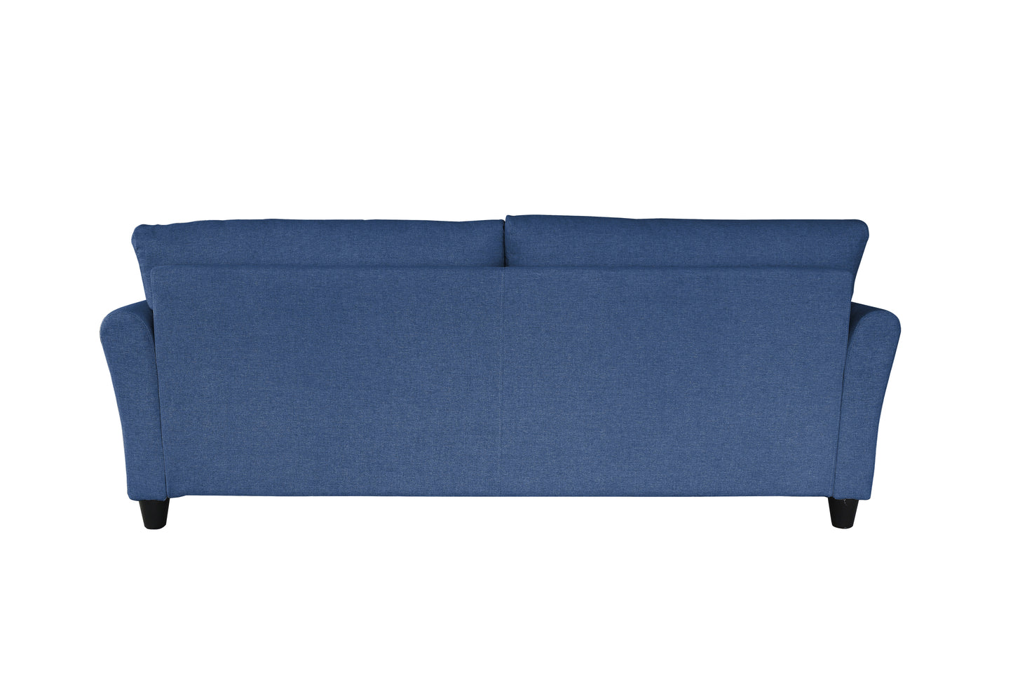 Blue Linen 3-Seat Sofa