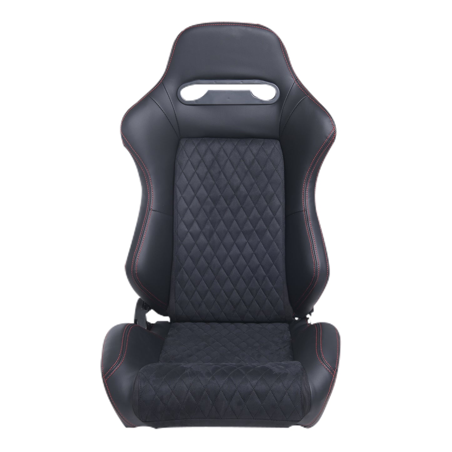 2pcs Racing Seats with High Quality PVC and Suede Material