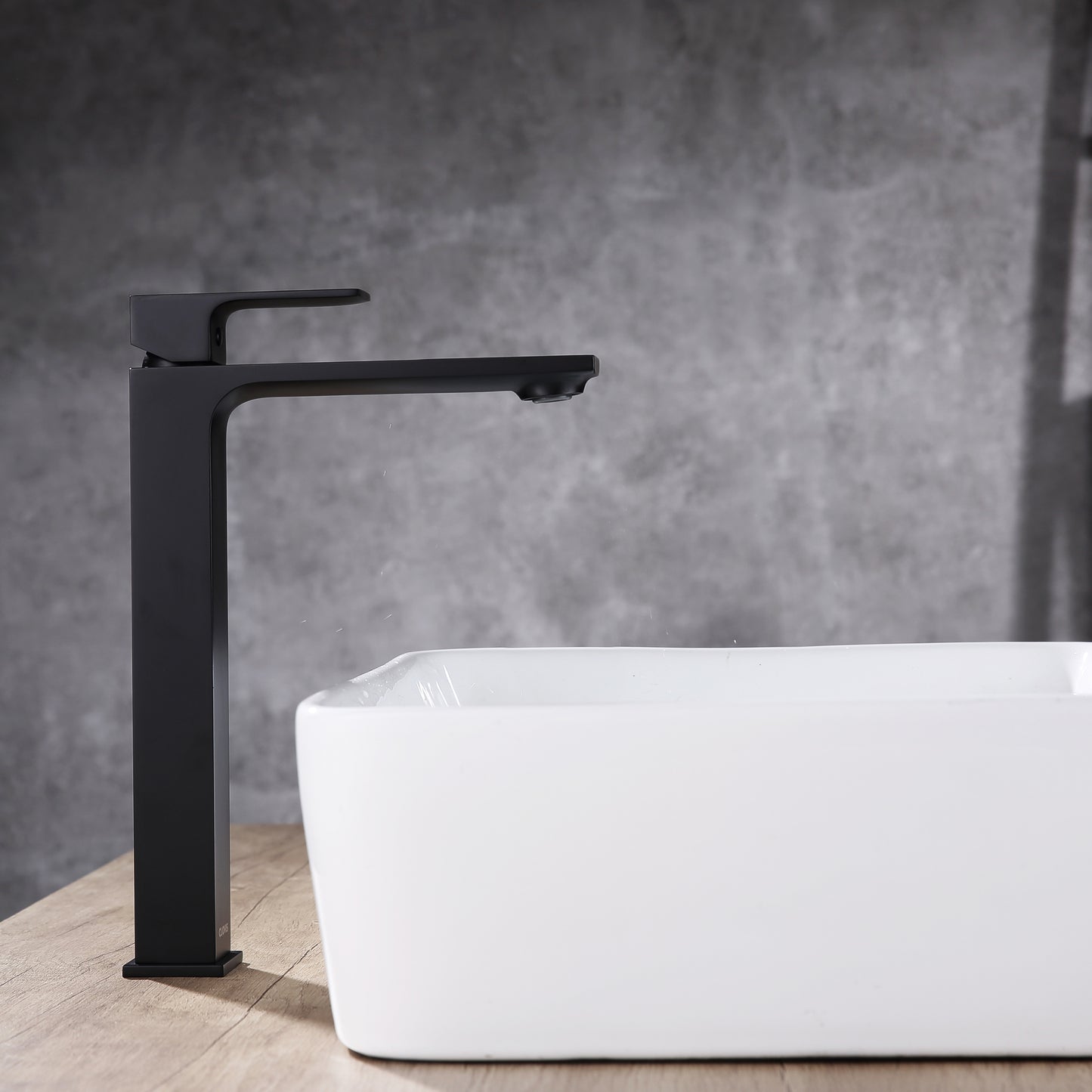 Upgrade Your Bathroom with Our Modern Matte Black Brass Faucet