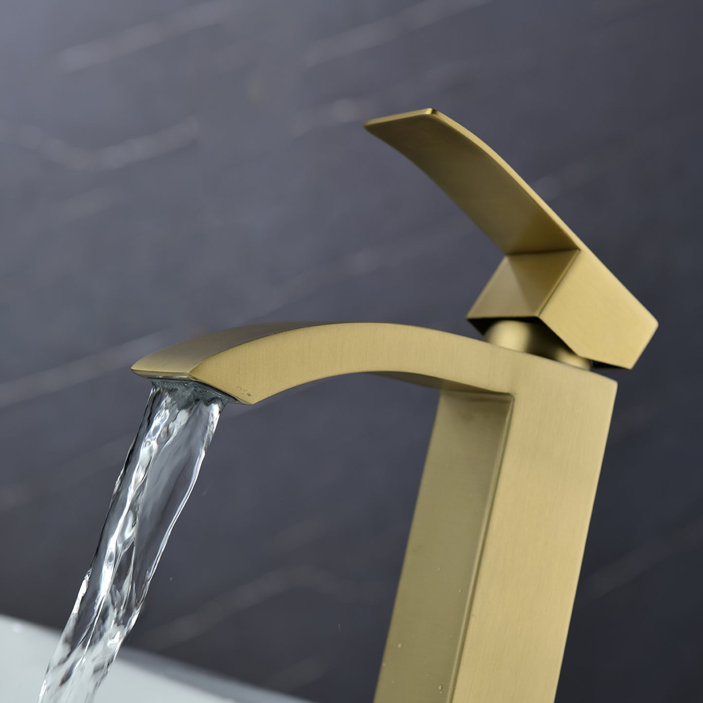 Modern Oasis Single Hole Bathroom Faucet