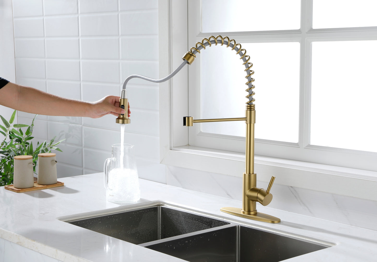 Kitchen Faucet with Pull Out Spraye