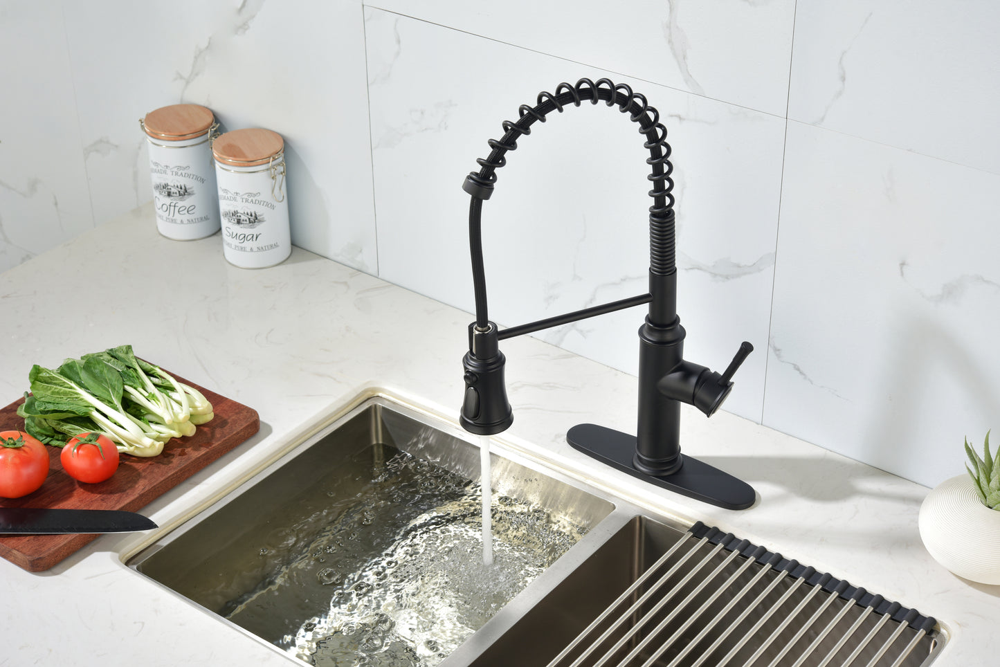 Kitchen Faucet with Pull Down Sprayer