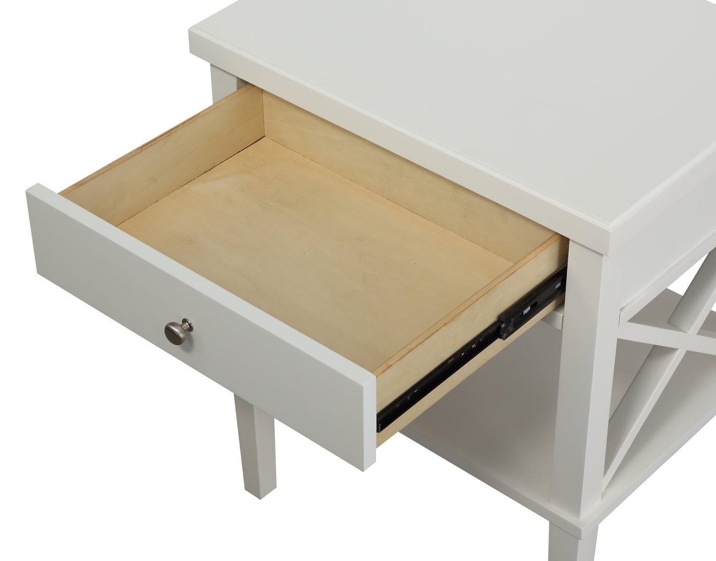 Madison White Nightstand