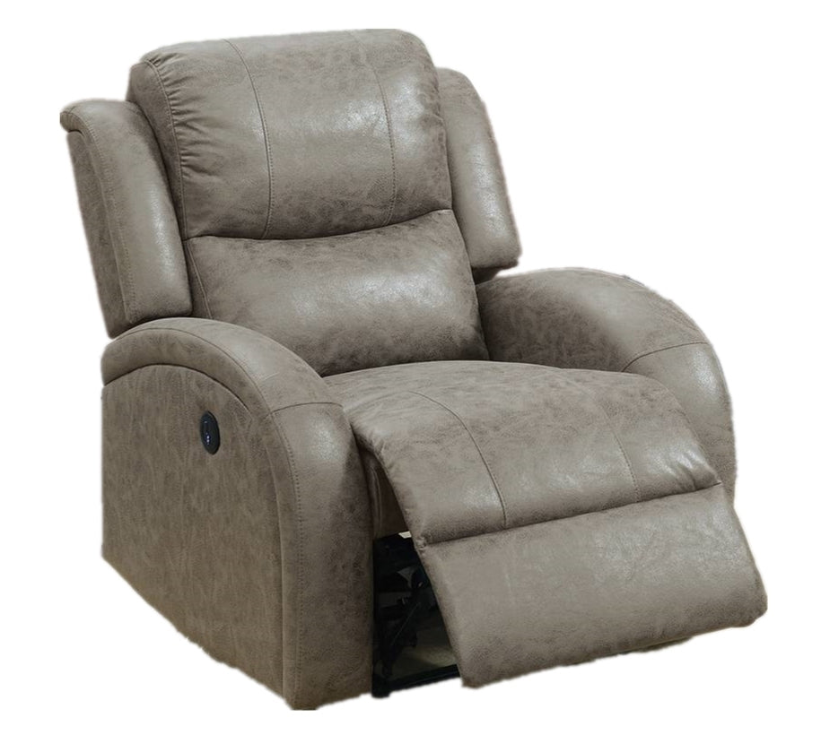 Ultimate Comfort Stone Power Recliner with Seamless Relaxation