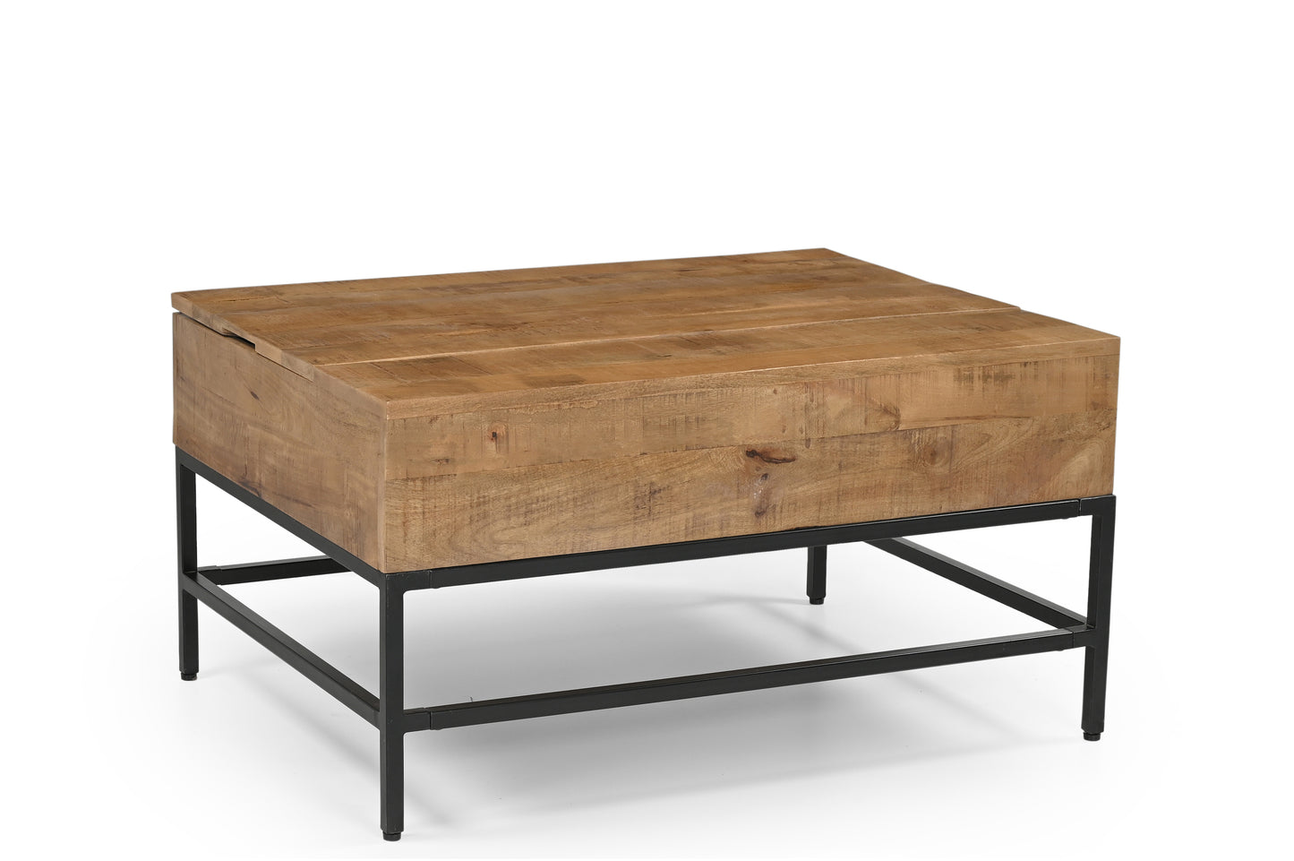 Natural Wood Lift Top Coffee Table