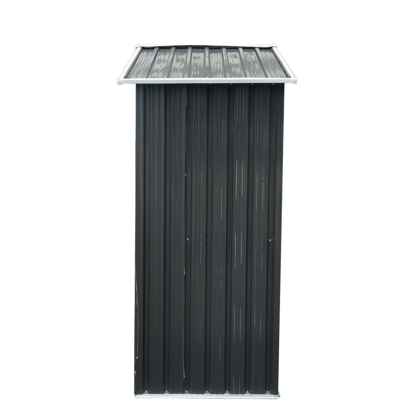 XWT009 Metal storage shed (3*5*6ft) outdoor black and white backyard storing tools