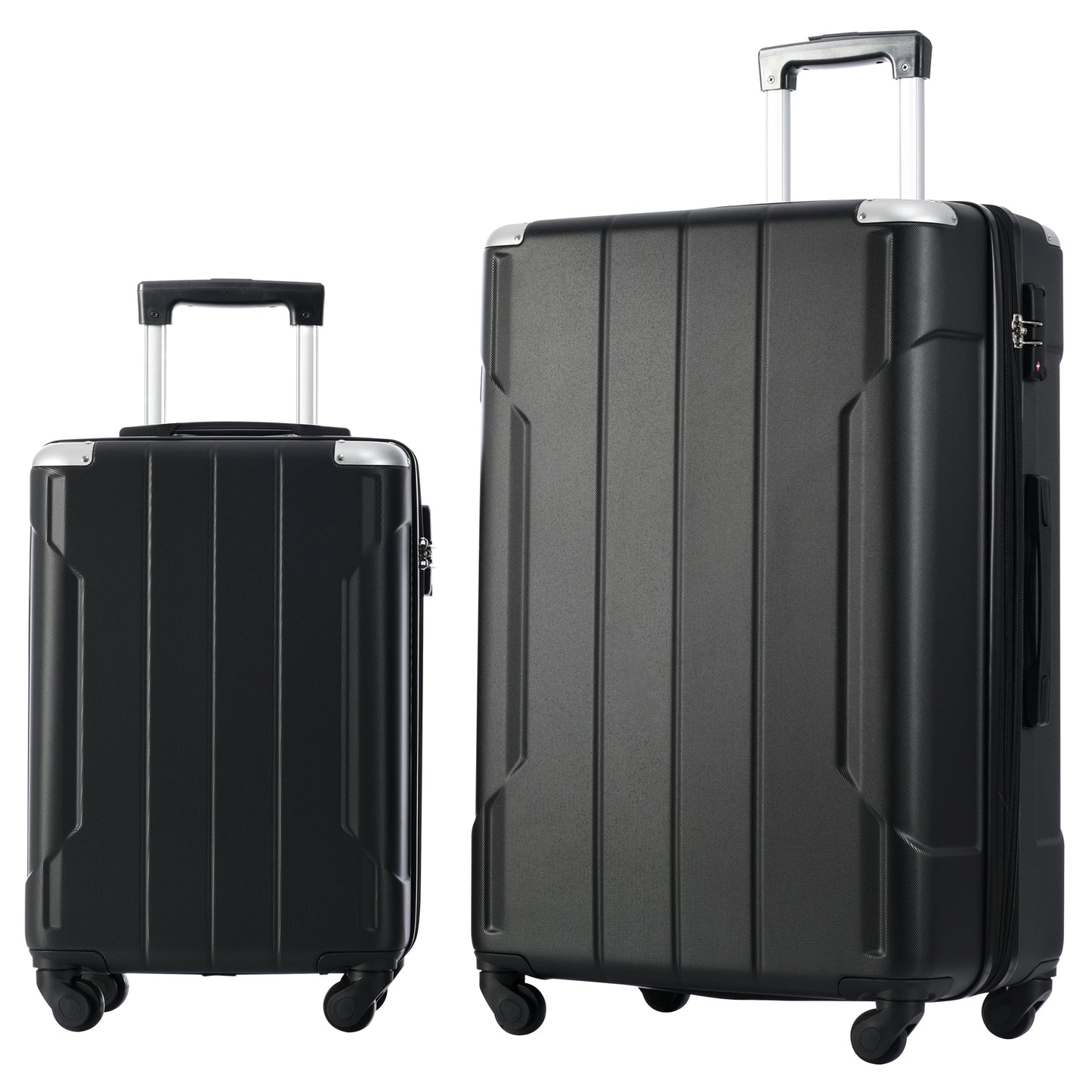 Hardshell Luggage Sets 3 Pcs Spinner Suitcase with TSA Lock Lightweight 20''24''28''