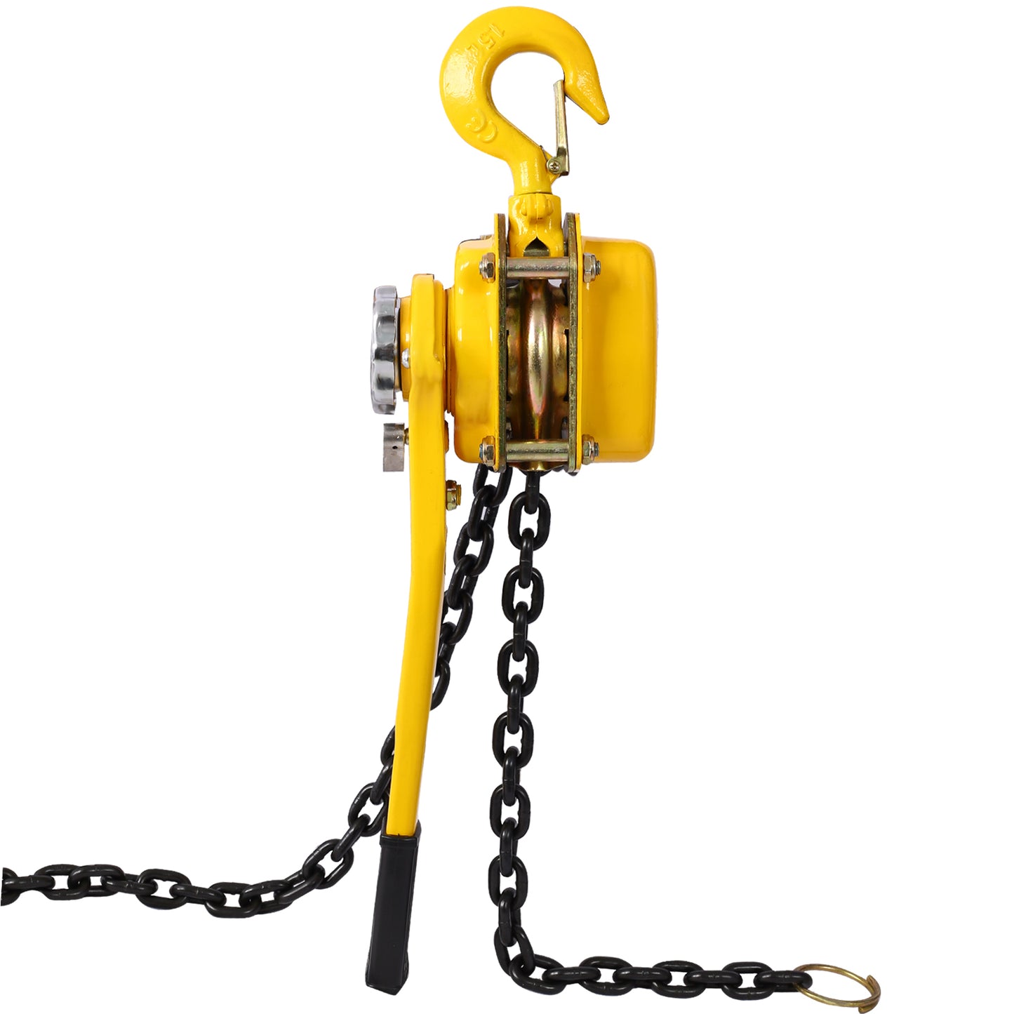 Lever Chain Hoist 1 1/2 Ton 3300LBS Capacity 20 FT Chain Come Along with Heavy Duty Hooks Ratchet Lever Chain Block Hoist Lift Puller