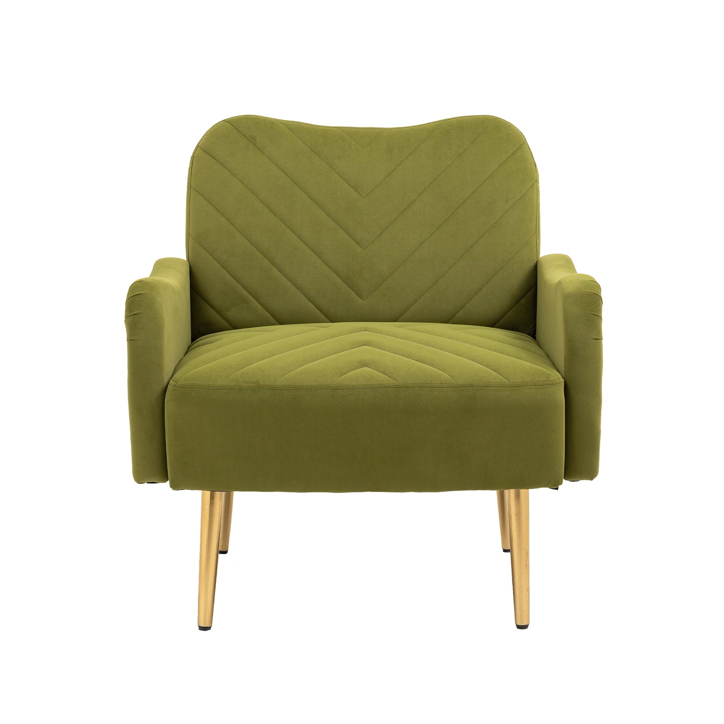 Velvet Chair , Accent  chair/ Living room lesiure chair with metal feet