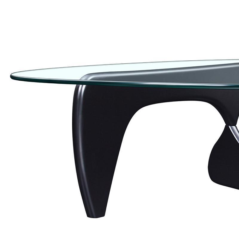 Modern Black Triangle Coffee Table for Contemporary Homes