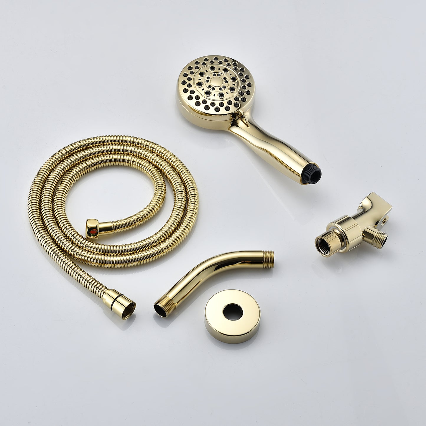 Luxurious High Pressure Gold Handheld Shower Head with Versatile Settings