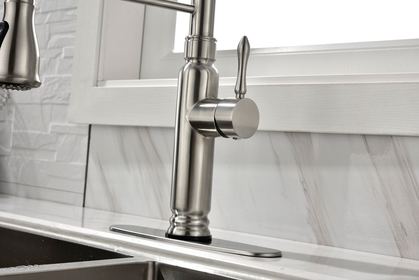 Touch Kitchen Faucet with Pull Down Sprayer