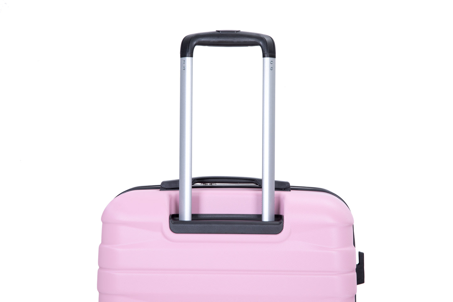 3 Piece Luggage Sets PC Lightweight & Durable Expandable Suitcase with Two Hooks, Double Spinner Wheels, TSA Lock, (21/25/29) Pink