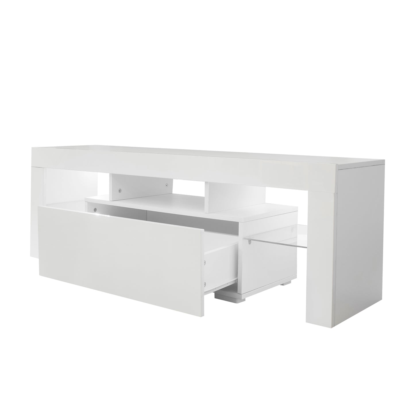 Modern LED Entertainment TV Stand with Elegant Design