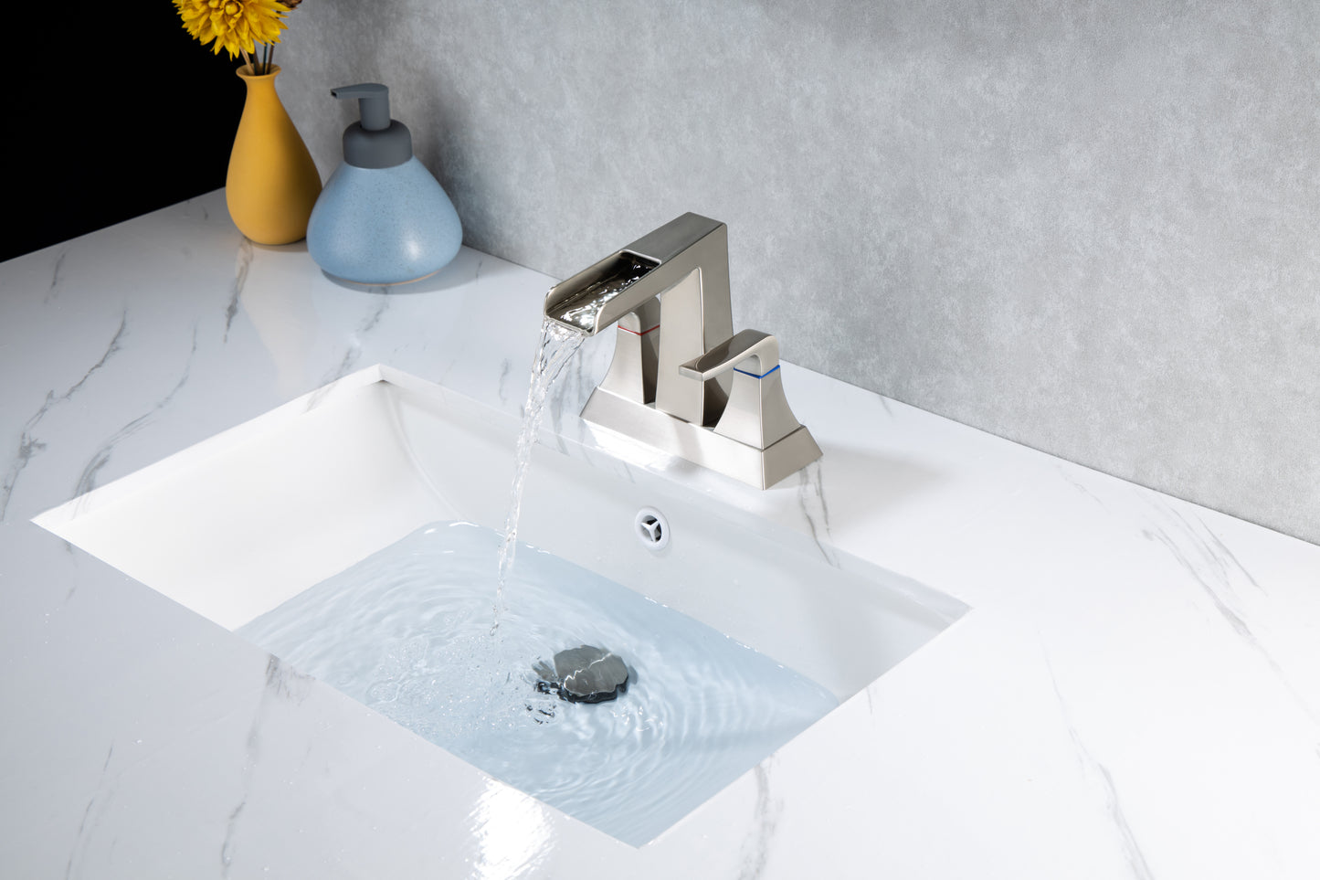 Enhance Your Bathroom with a Brushed Nickel 2-Handle Lavatory Faucet