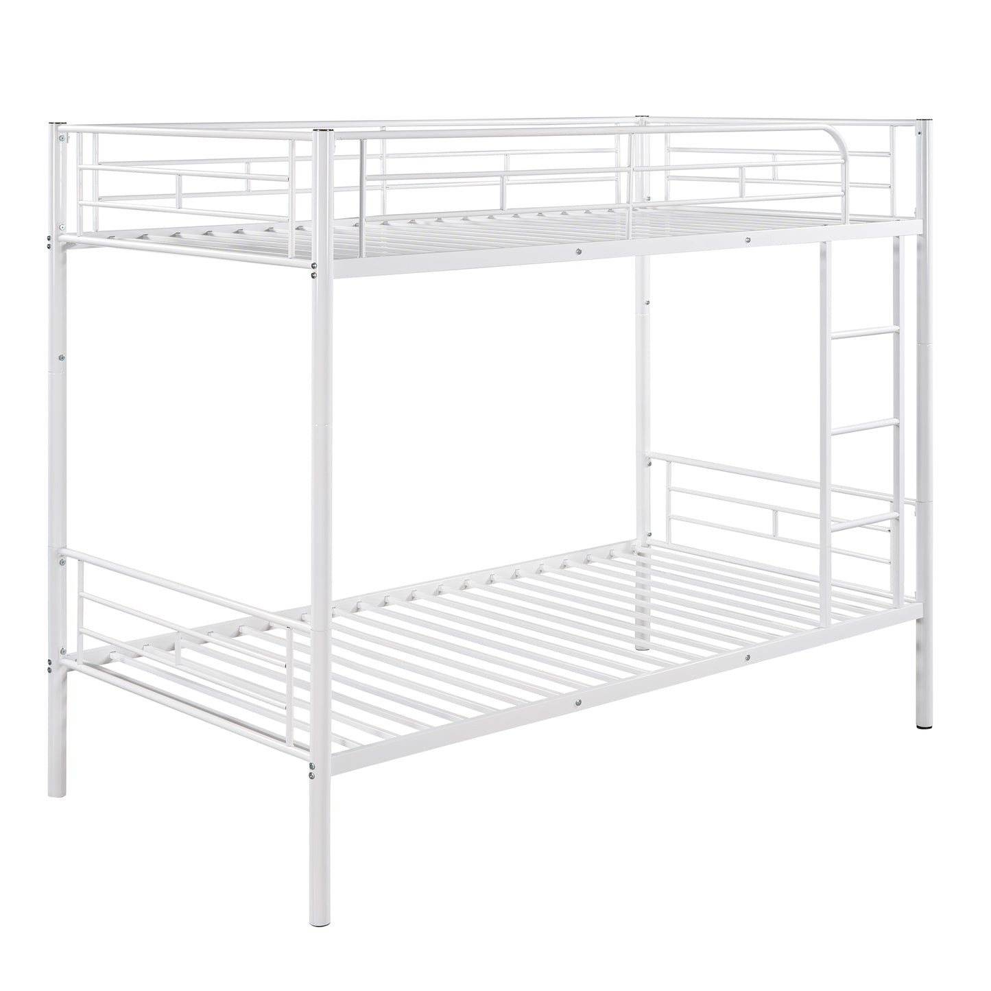 Manhattan Twin Metal Bed with Chrome Finish