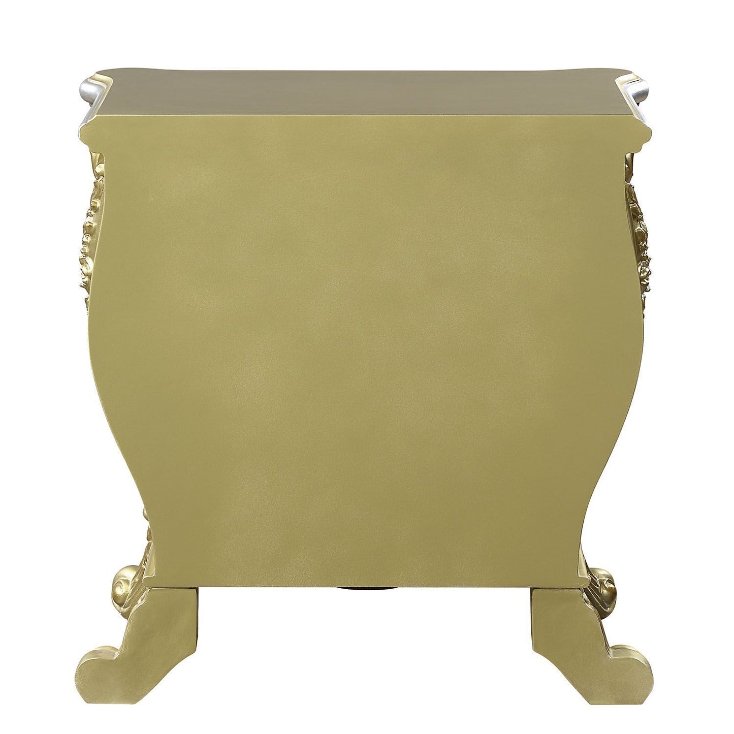 Cabriole NIGHTSTAND Gold Finish BD01464