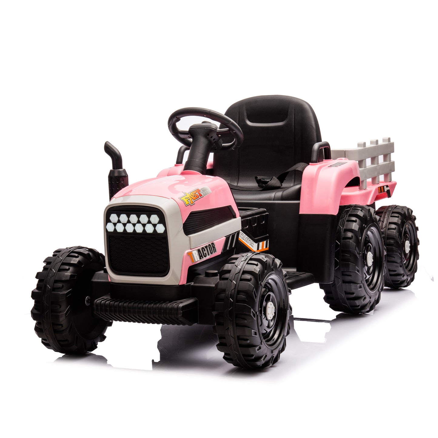 Electric Tractor Toy with Remote Control and Multiple Features