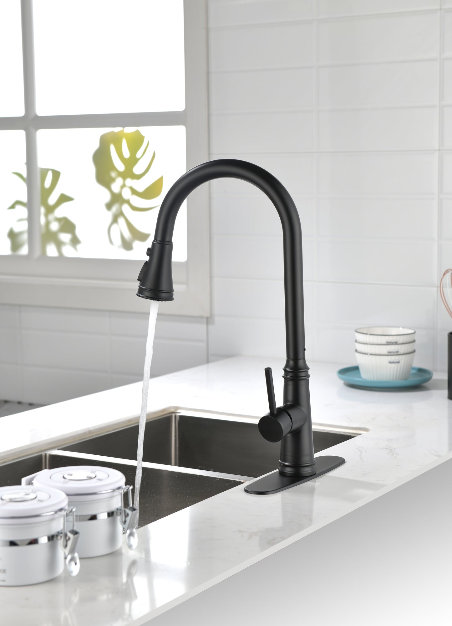 Touch Kitchen Faucet with Pull Down Sprayer