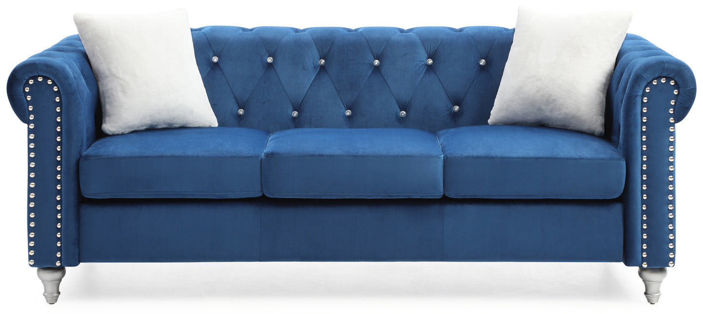 Raisa G861A-S Sofa , NAVY BLUE