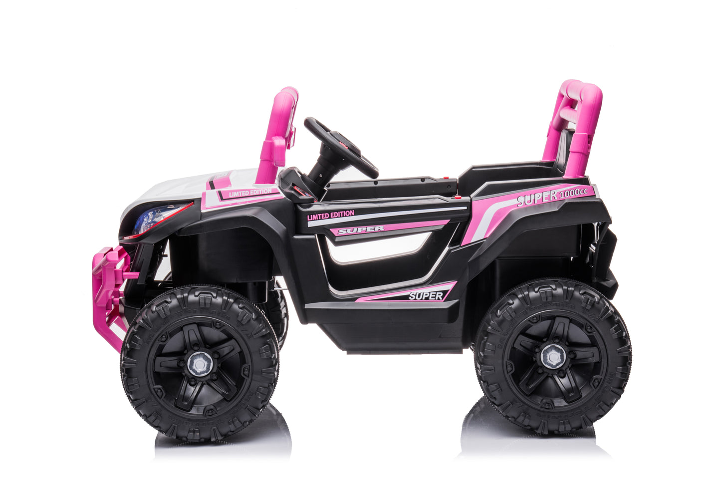 12V7A*1 30W*4 Pink Kids Ride On Car with Remote Control and Music