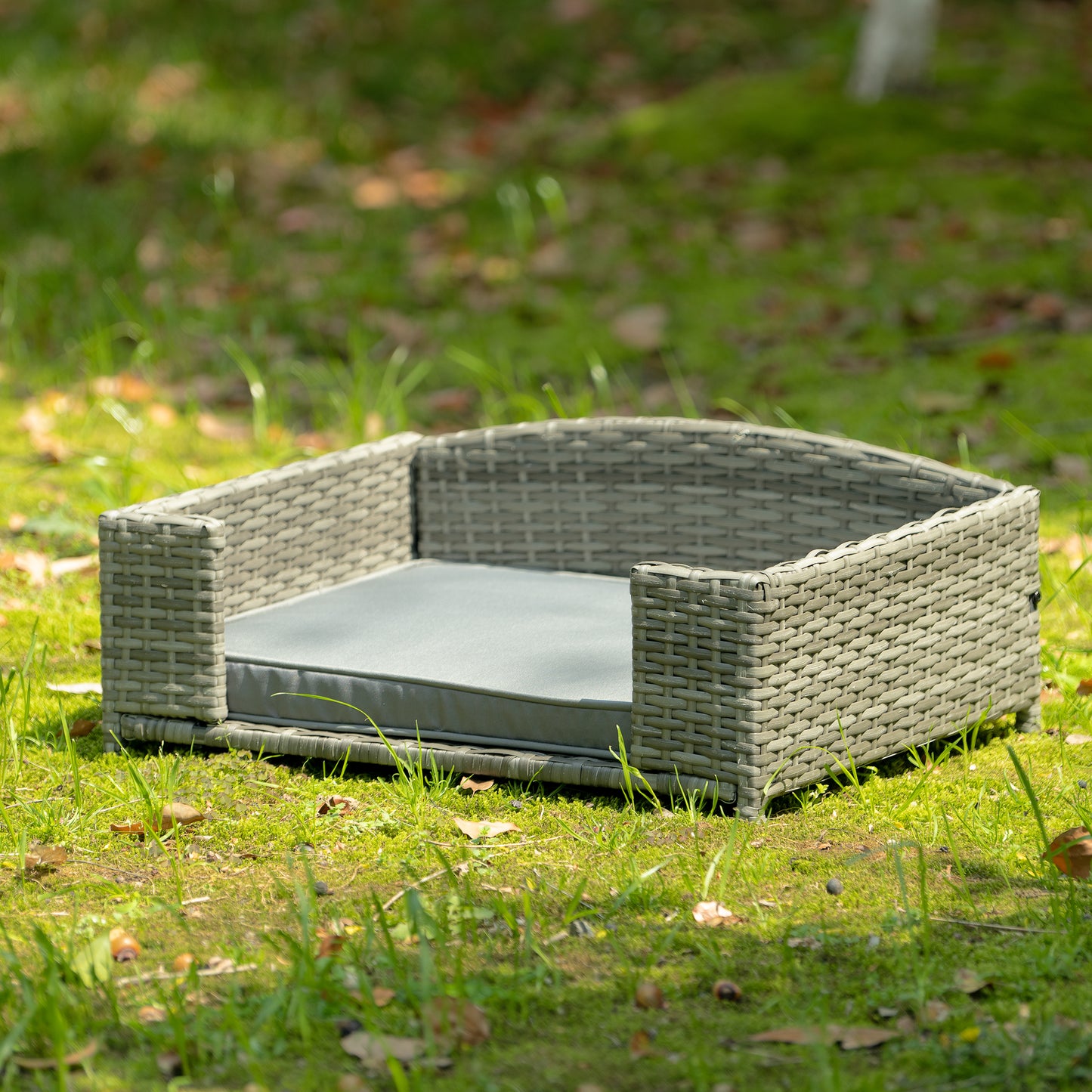 Dog Bed, Pet Bed, Pet Enclosures, Pet Outdoor Furniture, Pet Patio Furniture, Seasonal PE Wicker Pet Furniture, Dog Bed With Cushion