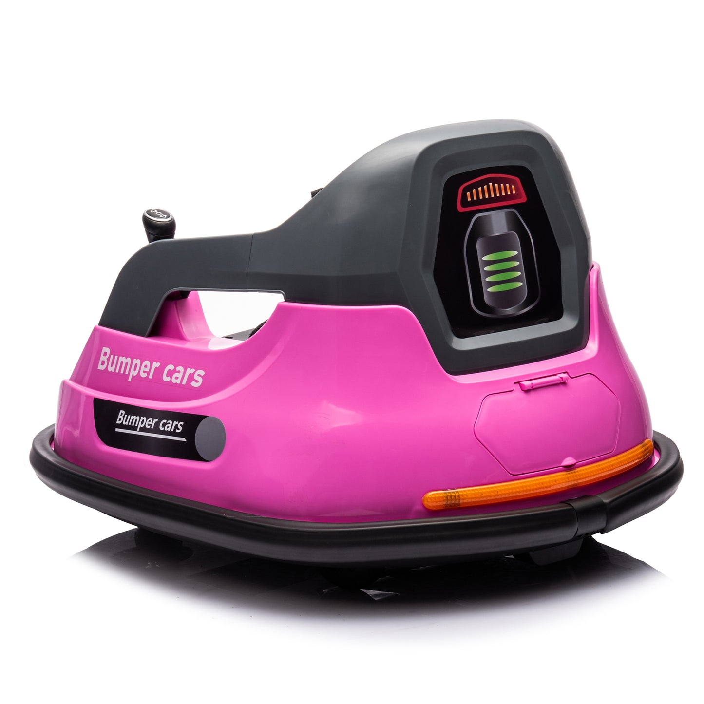 12V Pink Bumper Car with Remote Control and LED Lights