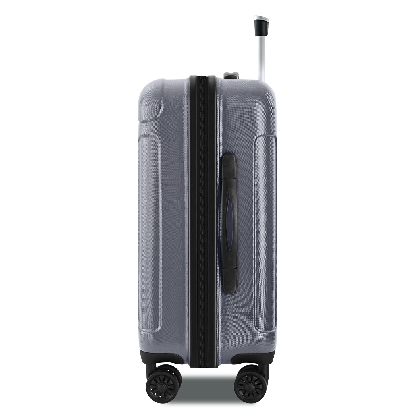 Luggage 3 Piece Sets with Spinner Wheels ABS+PC Lightweight (20/24/28), Grey