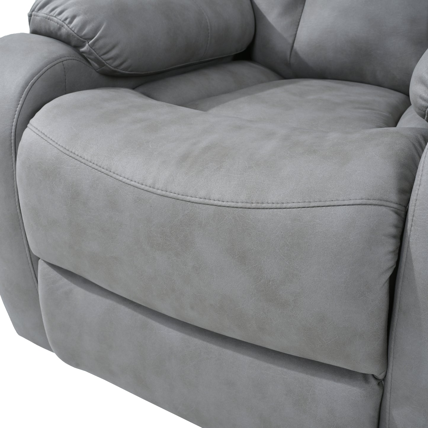 Elderly-Friendly Light Gray Electric Power Lift Recliner Chair