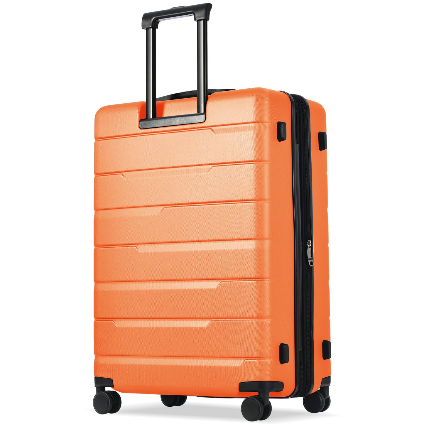 Luggage Sets 3 Piece Suitcase Set 20/24/28,Carry on Luggage Airline Approved,Hard Case with Spinner Wheels,Orange