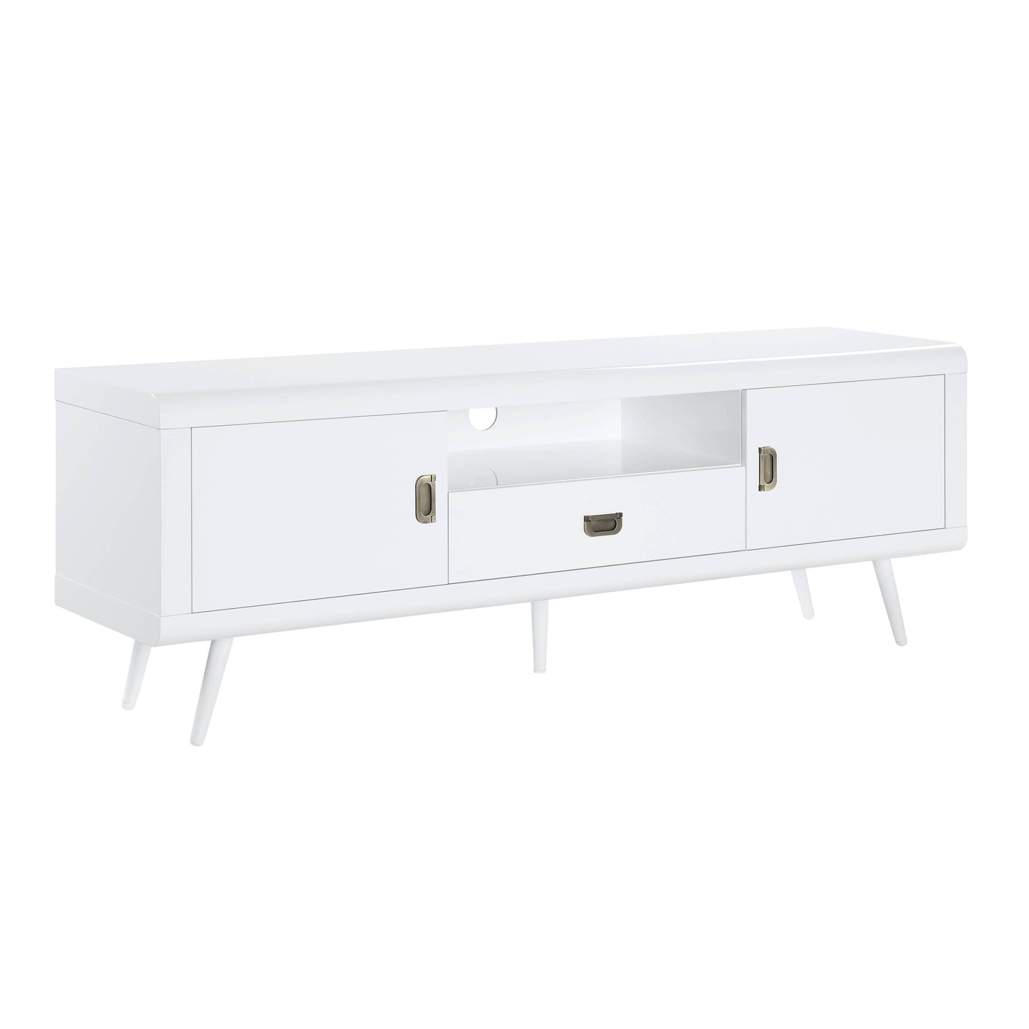 Elegant White High Gloss TV Stand LV00745