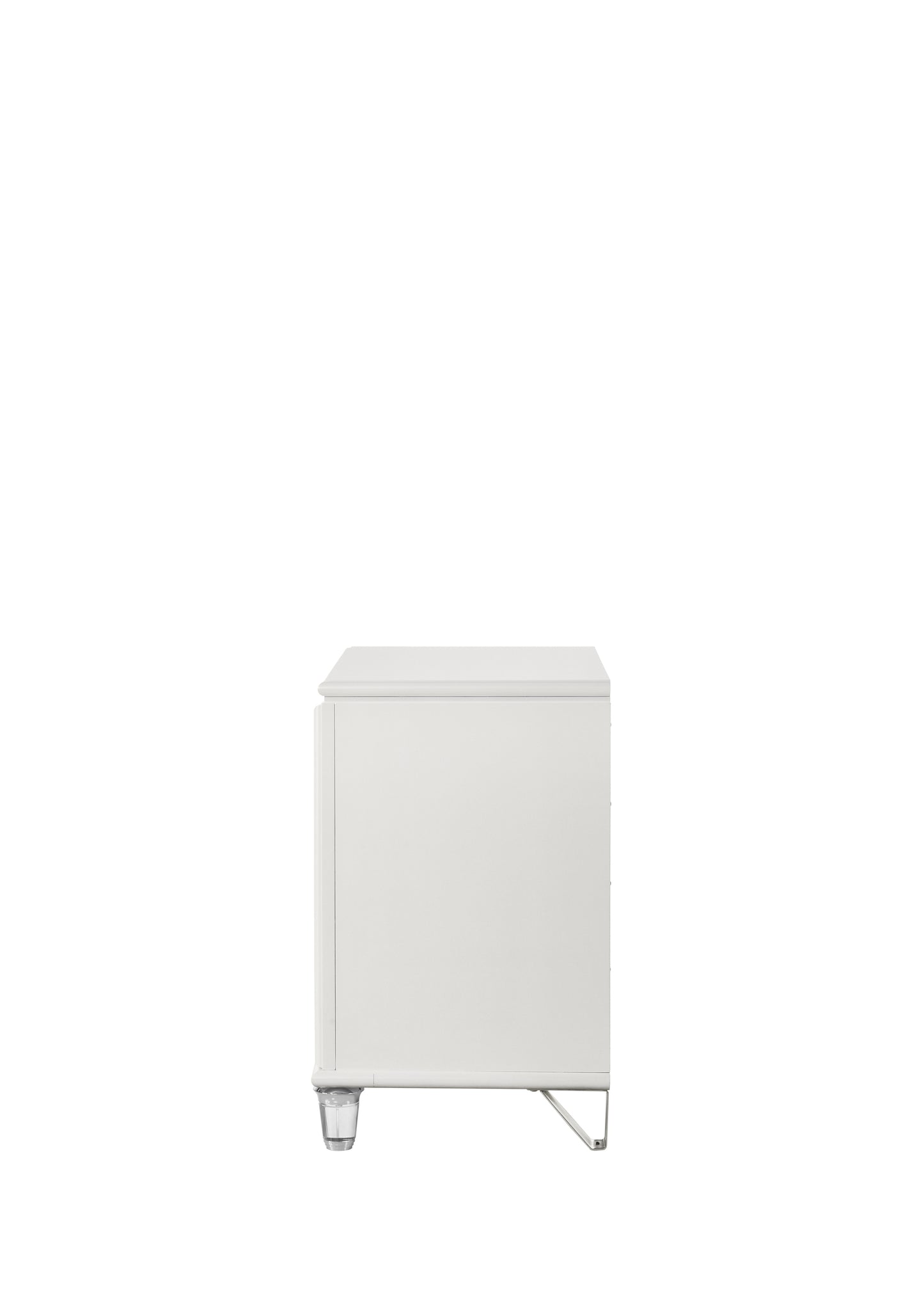 Tarian Nightstand, Pearl White Finish BD02318