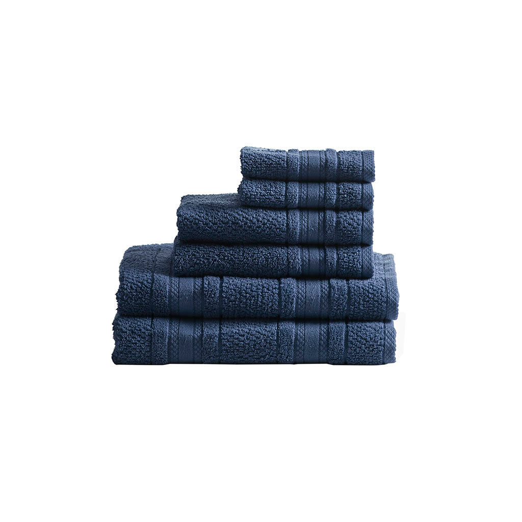 Sumptuous 6 Piece Soft Cotton Towel Set with Advanced Quick Dry Technology