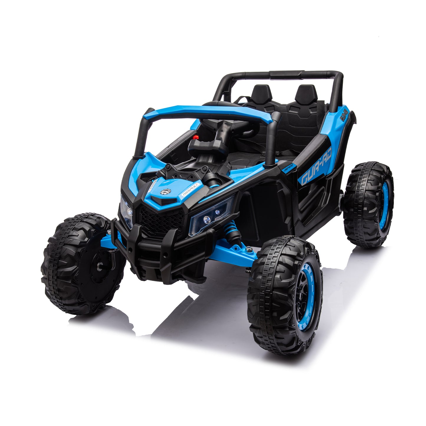 12V Ride On Car with Remote Control,UTV ride on for kid,3-Point Safety Harness, Music Player (USB Port/Volume Knob/Battery Indicator), LED Lights, High-Low Speed Switch - Off-Road Adventure for Kids