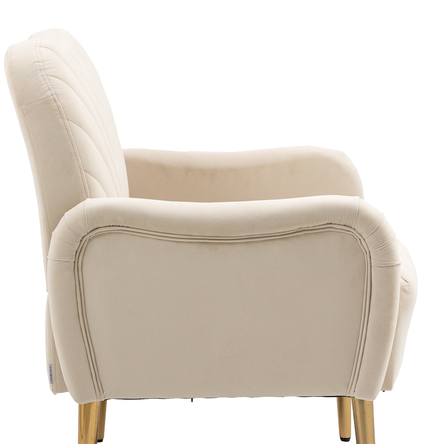 Velvet Chair , Accent  chair/ Living room lesiure chair with metal feet