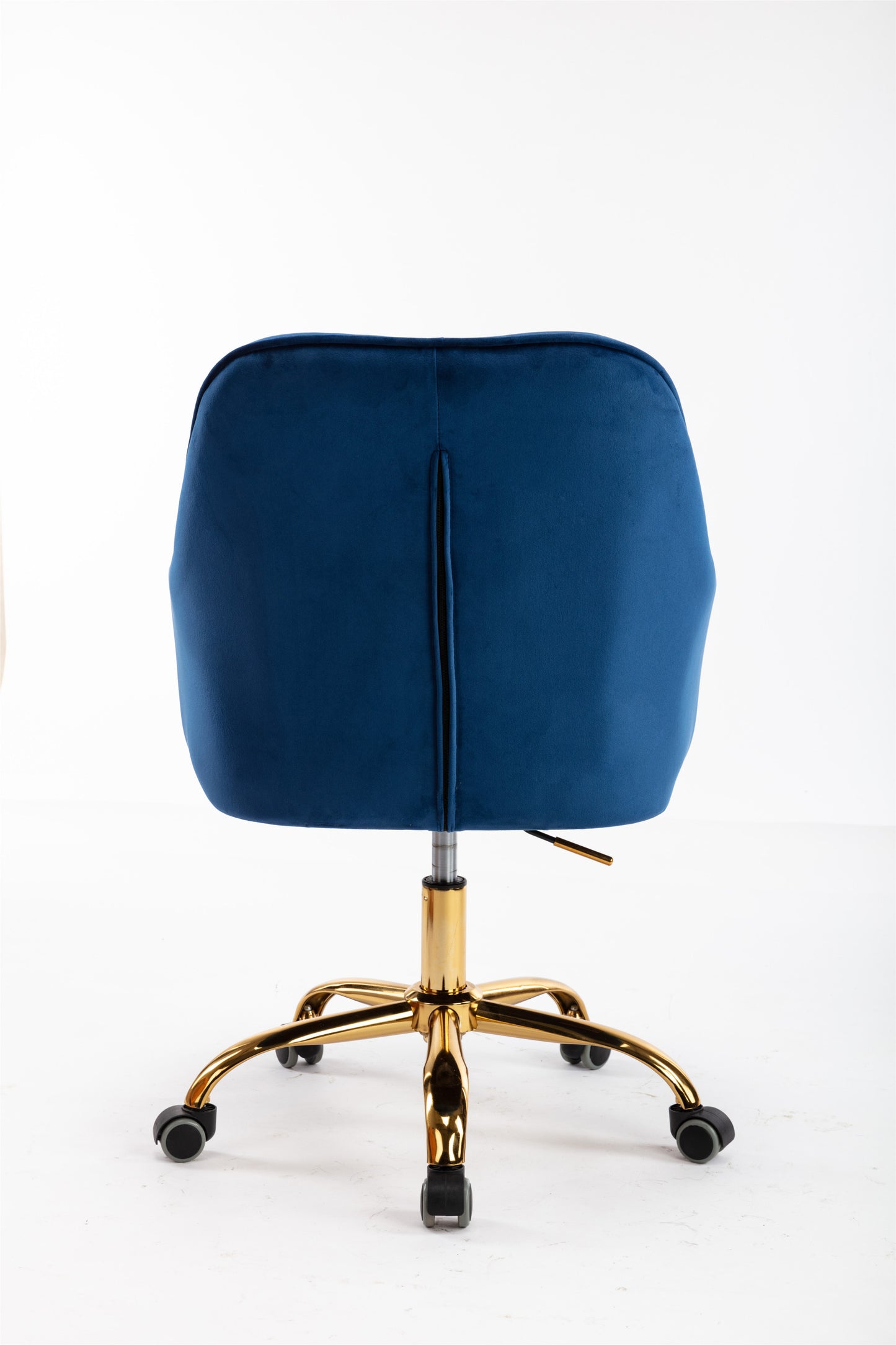 Velvet Swivel Shell Chair for Living Room ,Office chair , Modern Leisure Arm Chair Navy