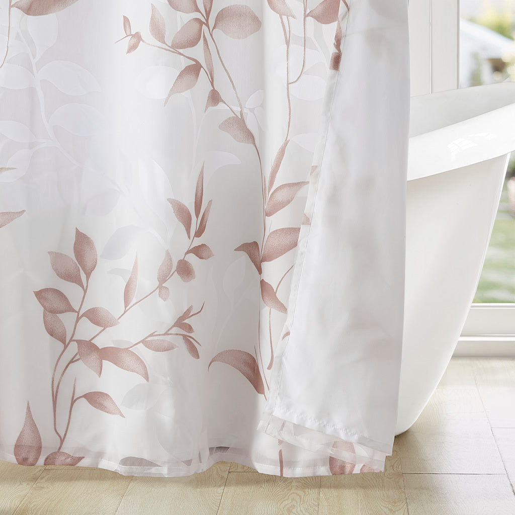 Cecily Mauve Botanical Shower Curtain