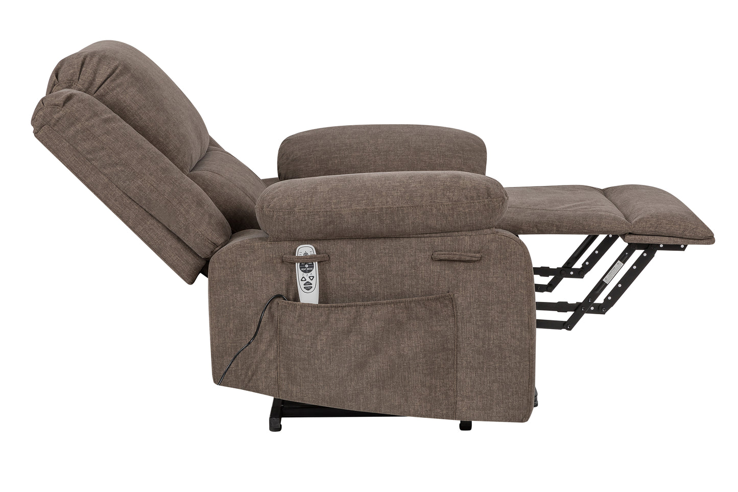 Electric Power Recliner Chair with Massage, Heat, and Remote Control